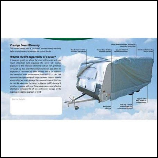 Prestige Caravan Cover Warranty - Caravan Cover Shop