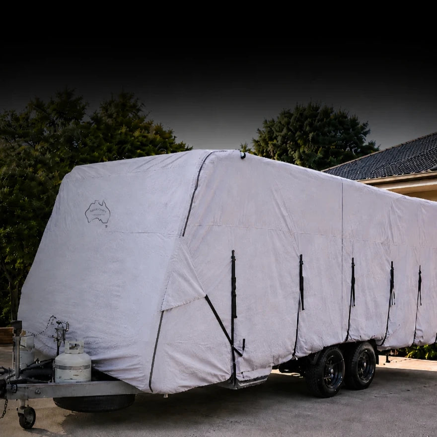 Caravan Cover Shop Home Page banner (when displayed on mobile devices).
