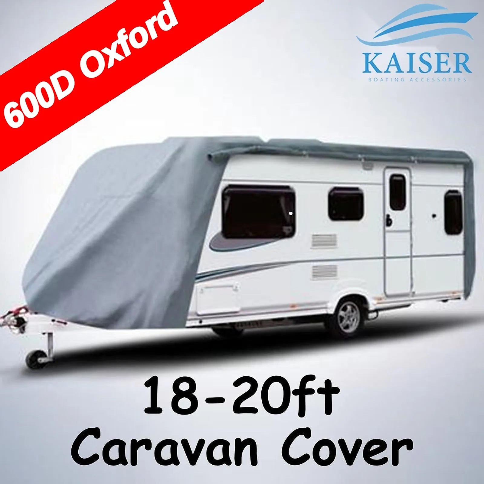 Kaiser 600D 'Durapoly' Caravan Cover 18'-20' | Caravan Cover Shop