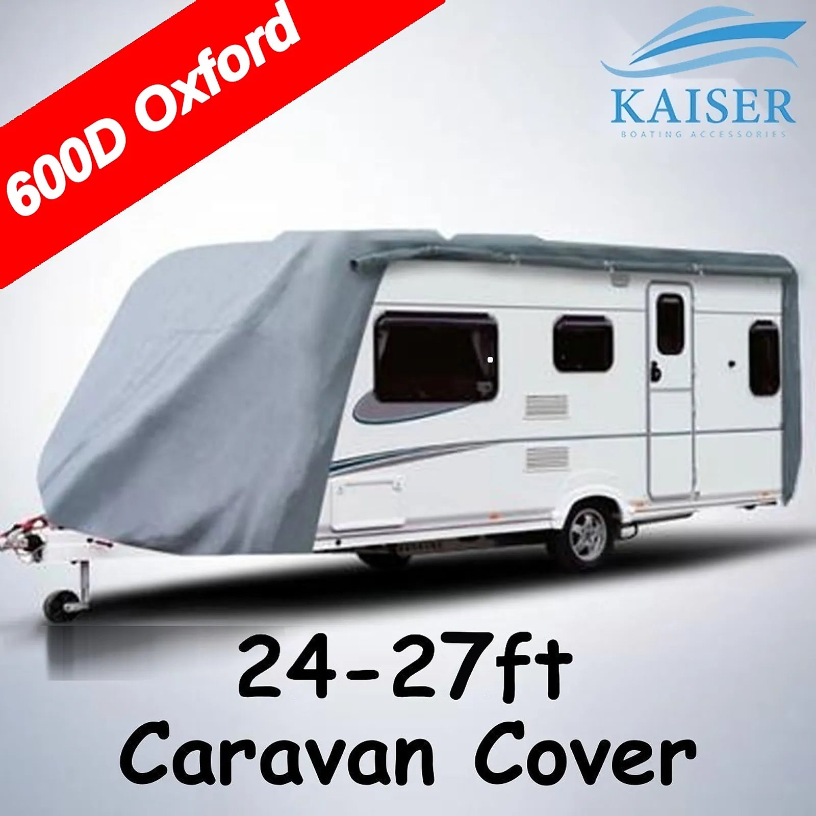 Kaiser 600D 'Durapoly' Caravan Cover 24'-27' | Caravan Cover Shop