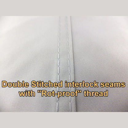 Kaiser Covers double-stitched interlocked and rot-proof seams | Caravan Cover Shop