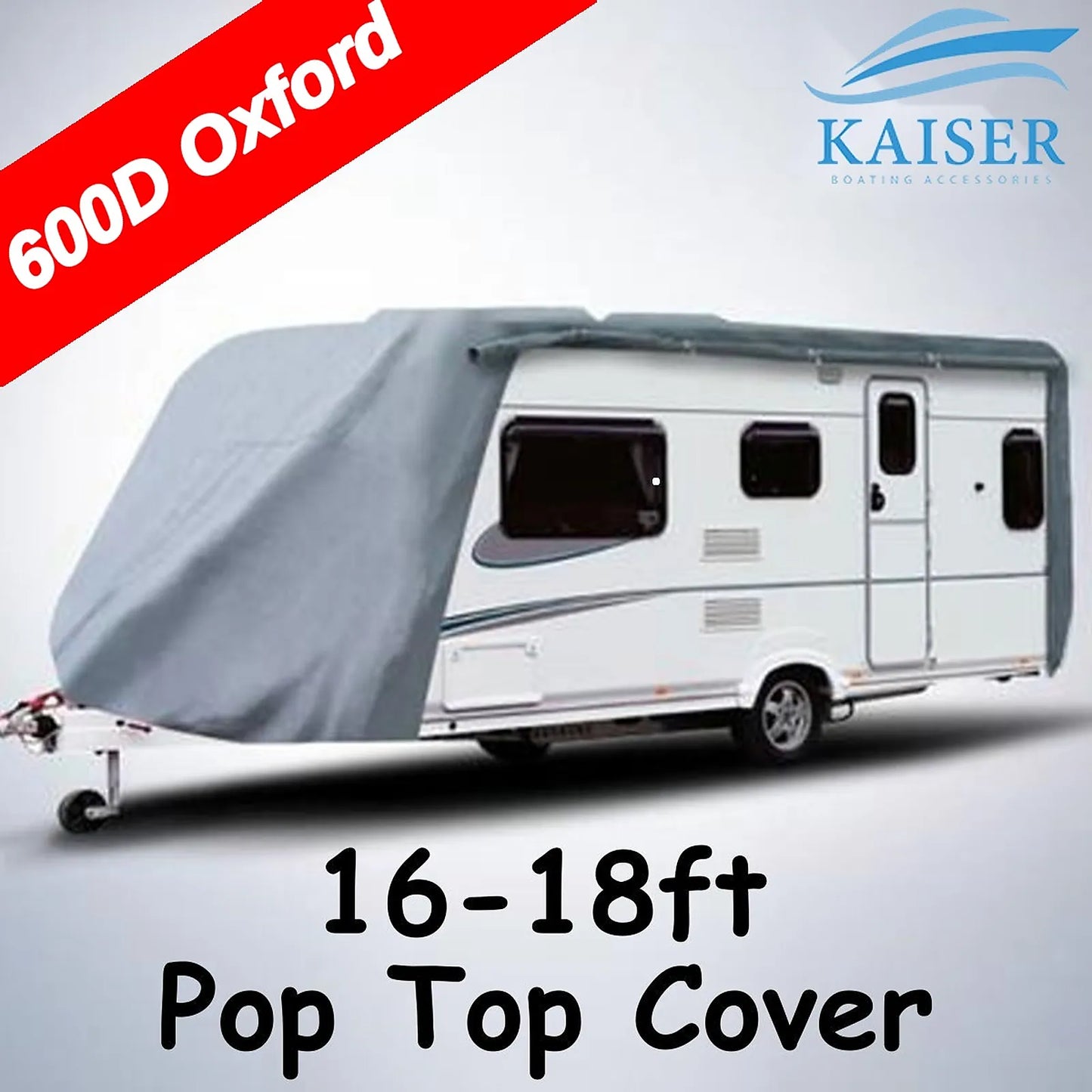 Kaiser 600D 'Durapoly' Pop Top Cover 16'-18' | Caravan Cover Shop