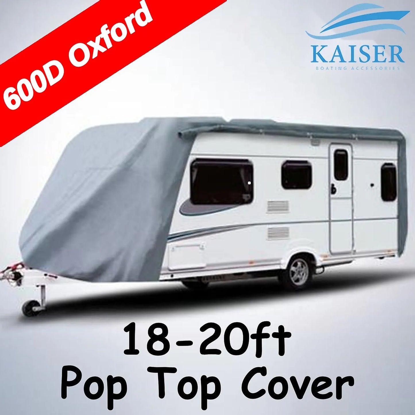Kaiser 600D 'Durapoly' Pop Top Cover 18'-20' | Caravan Cover Shop