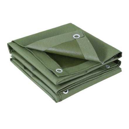 'Instahut' Canvas Tarp - GREEN - Caravan Cover Shop