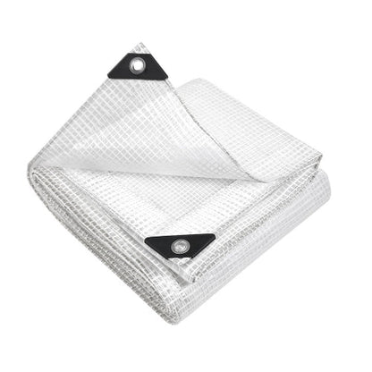 'Instahut' Poly Tarp - CLEAR - Caravan Cover Shop