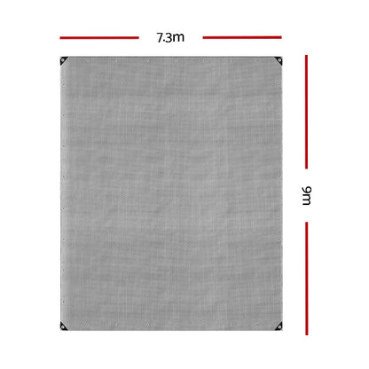 'Instahut' Poly Tarp - SILVER - Caravan Cover Shop