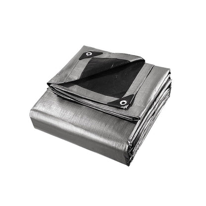 'Instahut' Poly Tarp - SILVER - Caravan Cover Shop