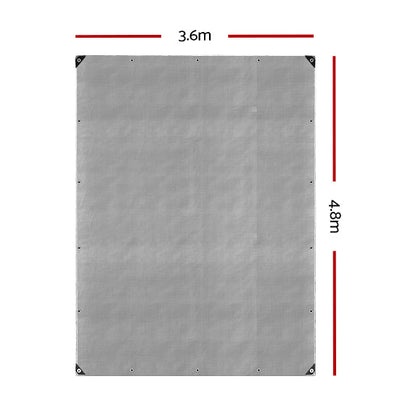 'Instahut' Poly Tarp - SILVER - Caravan Cover Shop