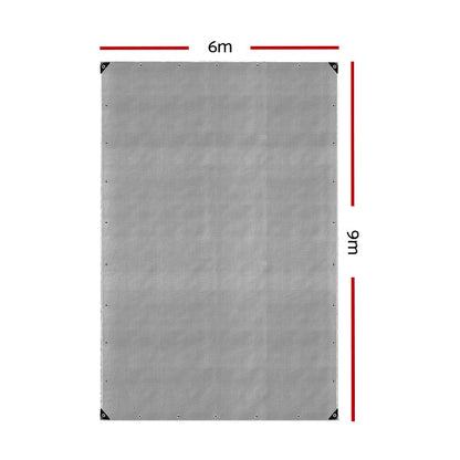'Instahut' Poly Tarp - SILVER - Caravan Cover Shop