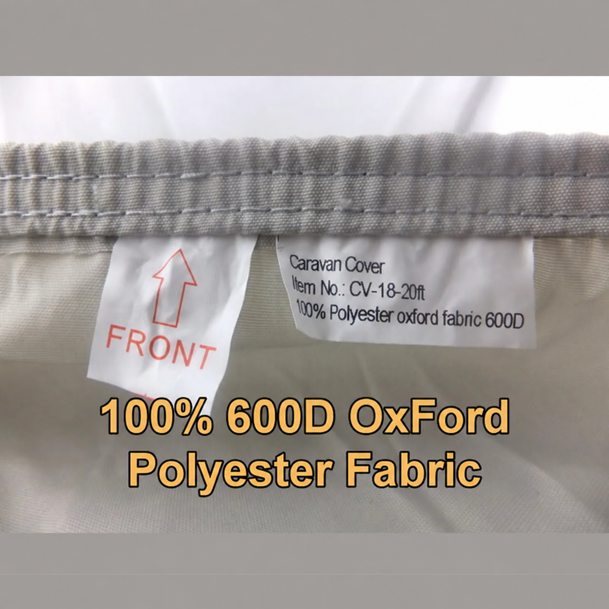 Kaiser Durapoly Covers 600D Oxford Polyester Fabric | Caravan Cover Shop