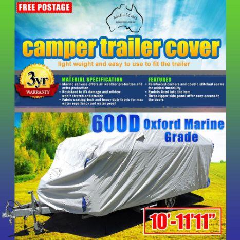 Aussie Camper Trailer Cover <br>10'-12' / 3.75m - Caravan Cover Shop
