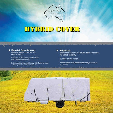 Aussie Hybrid Caravan Cover 12'-14' - Caravan Cover Shop